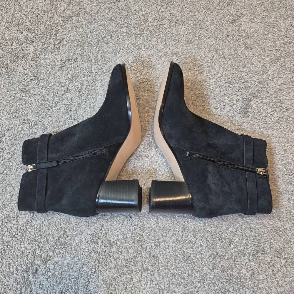 Kate Spade Women's Size 9 Black Suede Heel Booties